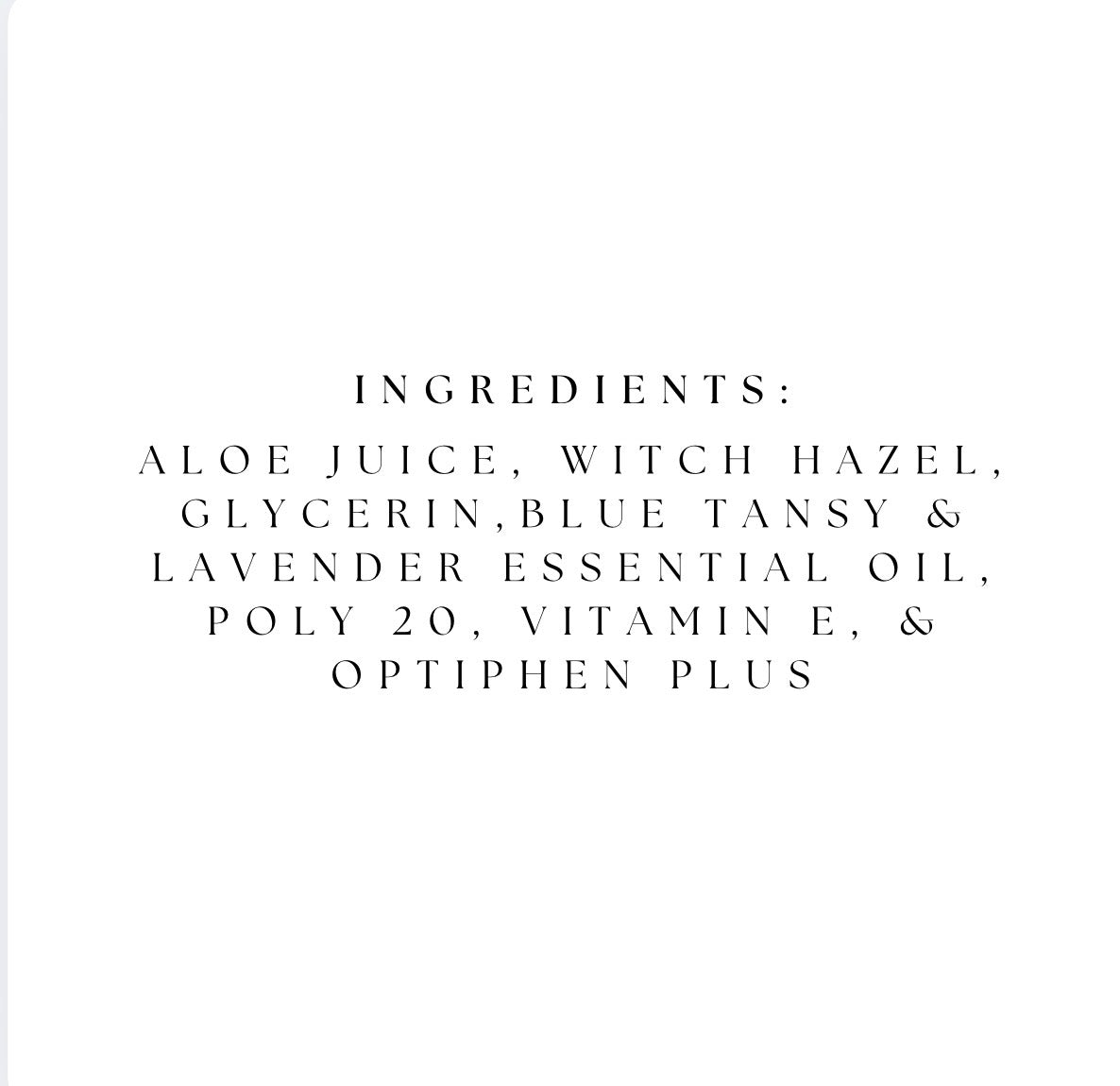 HYDRATION MIST