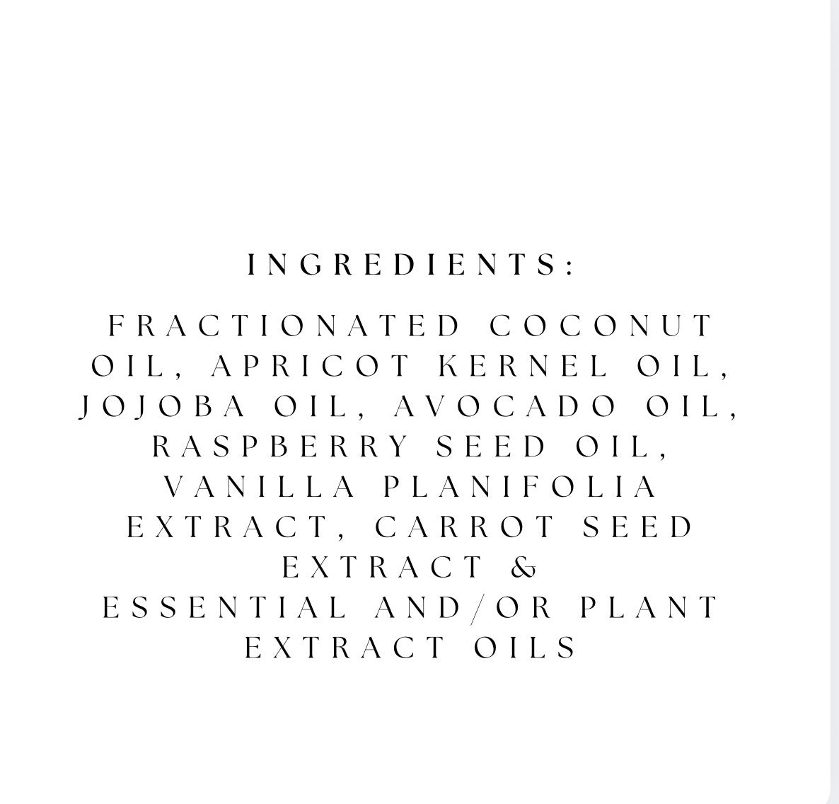 SUN TAN OIL